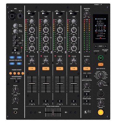 Pioneer DJ DJM 800 Skin Carbon